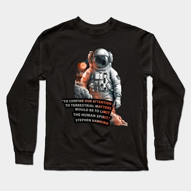 Go Beyond Orbit Long Sleeve T-Shirt by dmac